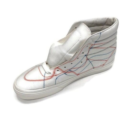 Vans Size 9 Hi Taka Hayashi Vault LX DIY Skateboard Shoes 721454 Marshmallow - Picture 3 of 12